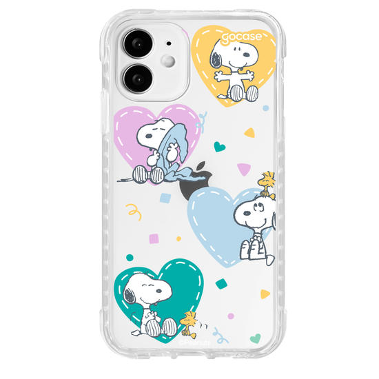 Capinha para celular  Snoopy - Snuggles & Hearts