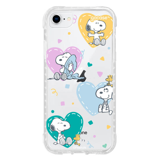 Capinha para celular  Snoopy - Snuggles & Hearts