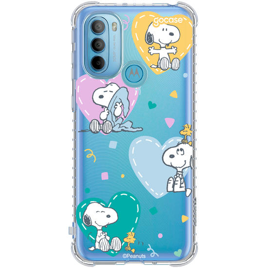 Capinha para celular  Snoopy - Snuggles & Hearts