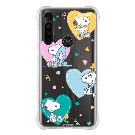 Capinha para celular  Snoopy - Snuggles & Hearts