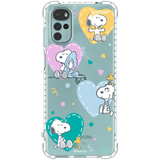 Capinha para celular  Snoopy - Snuggles & Hearts