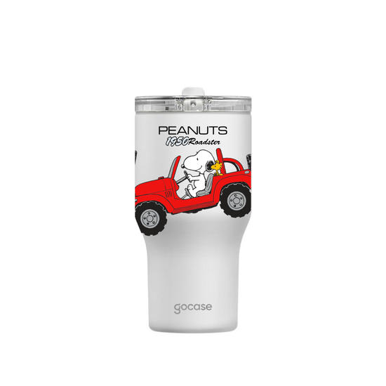 Copo Térmico Daily + Ebook -  Snoopy no Carrinho