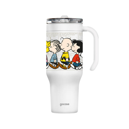 Copo Térmico Life + Ebook -  Snoopy - Peanuts Tirinhas