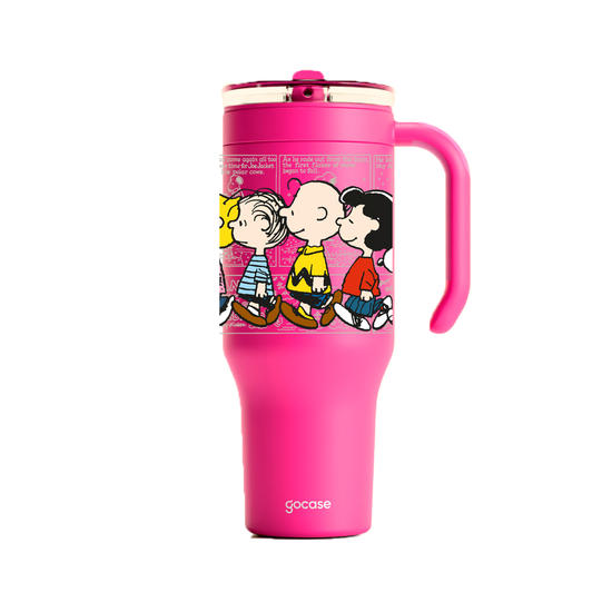 Copo Térmico Life + Ebook -  Snoopy - Peanuts Tirinhas