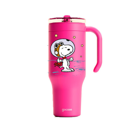 Copo Térmico Life + Ebook -  Snoopy - Snoopy Astronaut