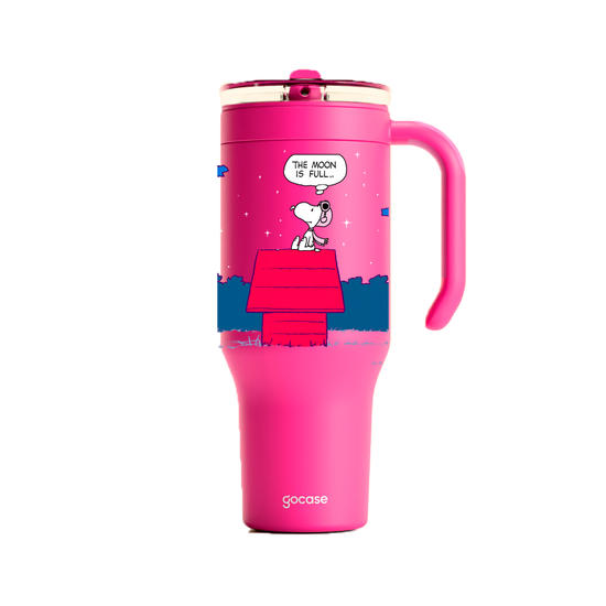Copo Térmico Life + Ebook -  Snoopy - Night