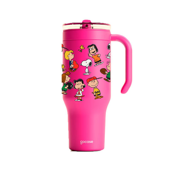 Copo Térmico Life + Ebook -  Snoopy - Friends