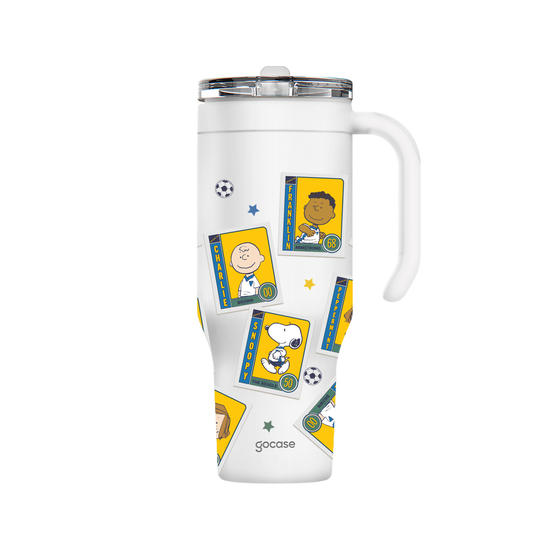 Copo Térmico Life + Ebook - Snoopy - Figurinhas