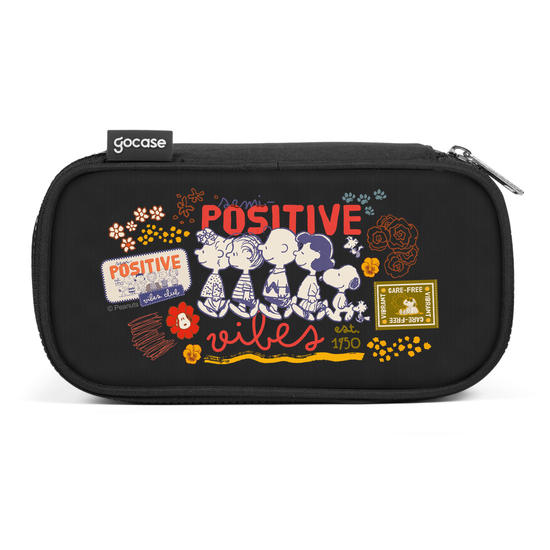 Estojo Box Fun - Peanuts - Semi-Positive Vibes Club