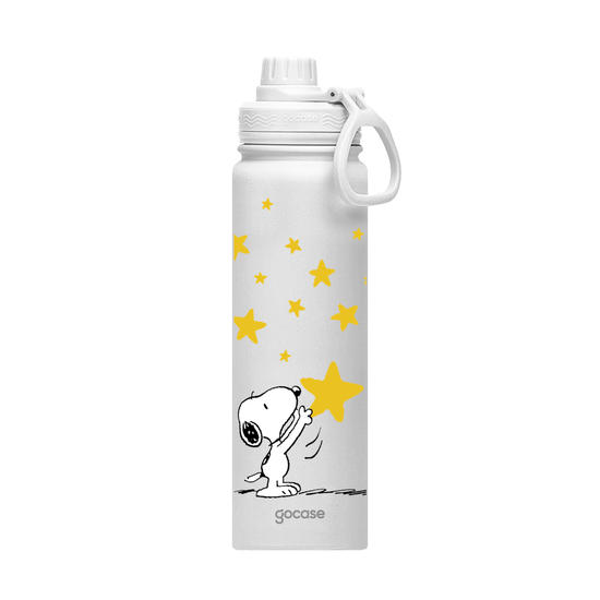 Garrafa Térmica Fresh + Ebook - Snoopy Sky