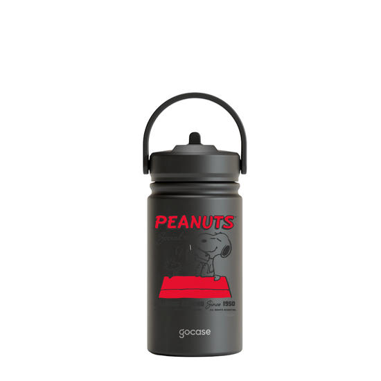 Garrafa Térmica Mini + Ebook - Snoopy Peanut Social Club