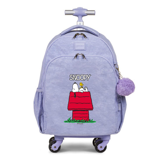 Mochila de Carrinho 4 Rodas Fun - Snoopy - Casinha do Snoopy