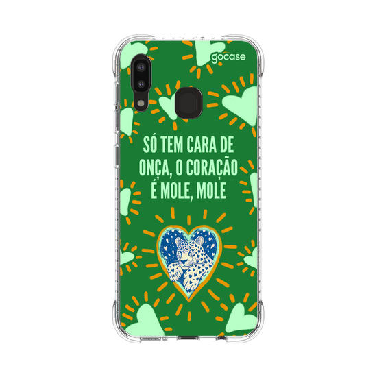 Capinha para celular  Só tem cara de onça...