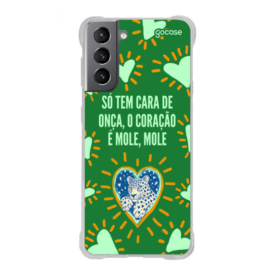Capinha para celular  Só tem cara de onça...