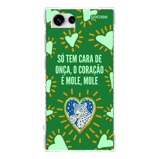 Capinha para celular  Só tem cara de onça...