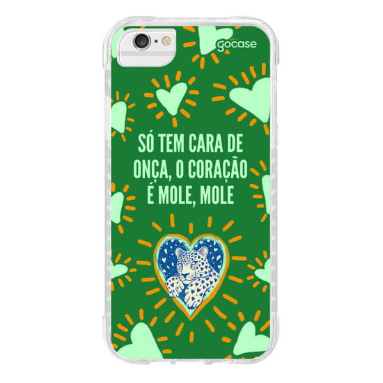 Capinha para celular  Só tem cara de onça...