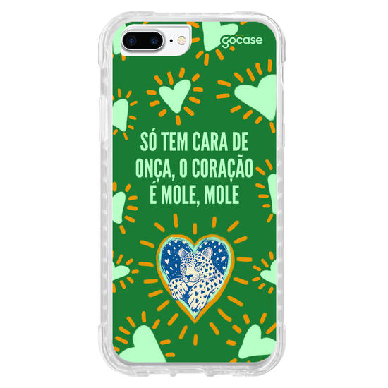 Capinha para celular  Só tem cara de onça...
