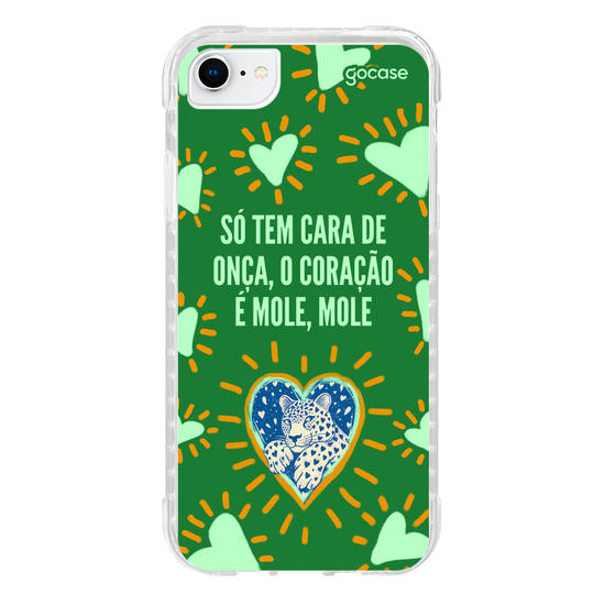 Capinha para celular  Só tem cara de onça...