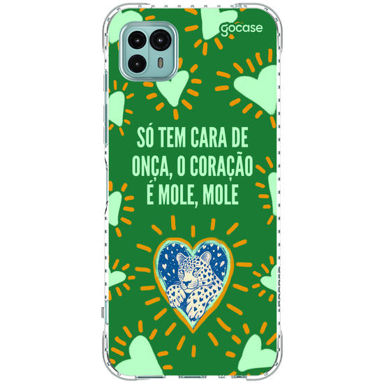 Capinha para celular  Só tem cara de onça...