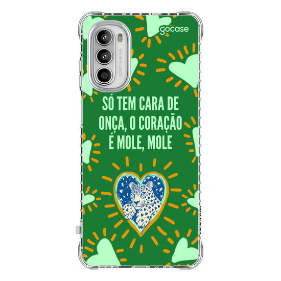 Capinha para celular  Só tem cara de onça...