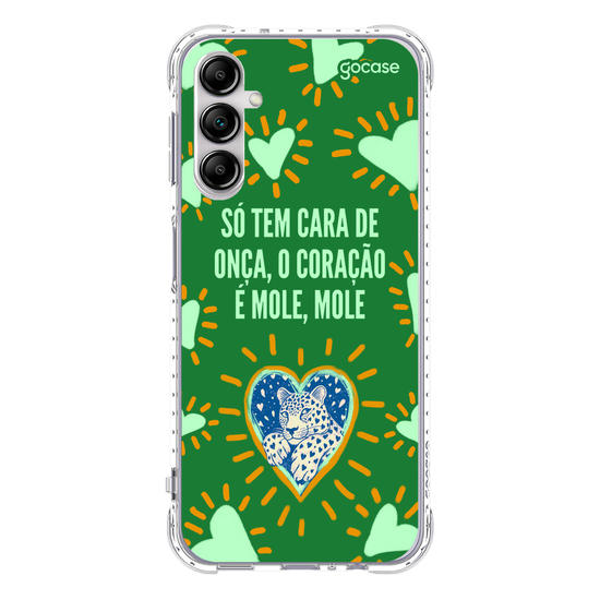 Capinha para celular  Só tem cara de onça...