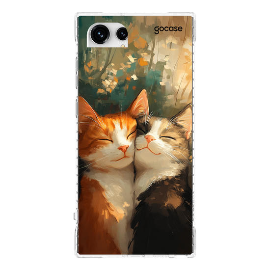 Capinha para celular  Soft Friendly Cats