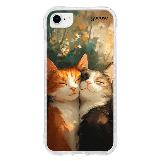 Capinha para celular  Soft Friendly Cats
