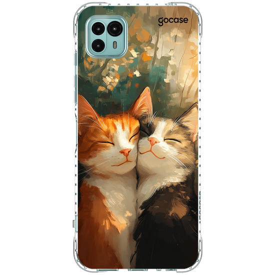 Capinha para celular  Soft Friendly Cats