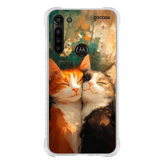 Capinha para celular  Soft Friendly Cats