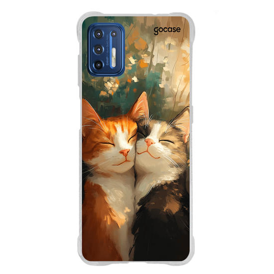 Capinha para celular  Soft Friendly Cats