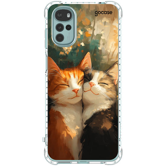 Capinha para celular  Soft Friendly Cats
