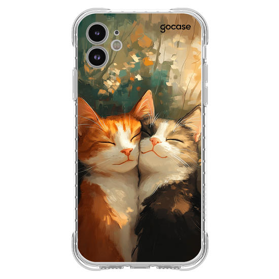Capinha para celular  Soft Friendly Cats