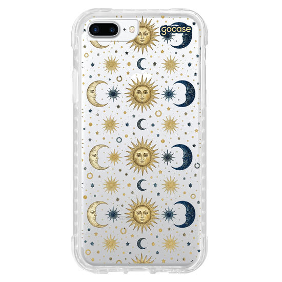 Capinha para celular  Sóis e Luas Vintage