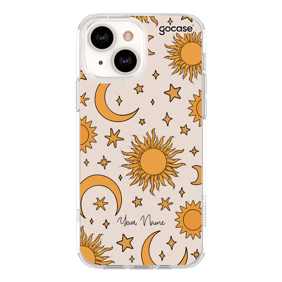 Pattern Sun & Moon Phone Case