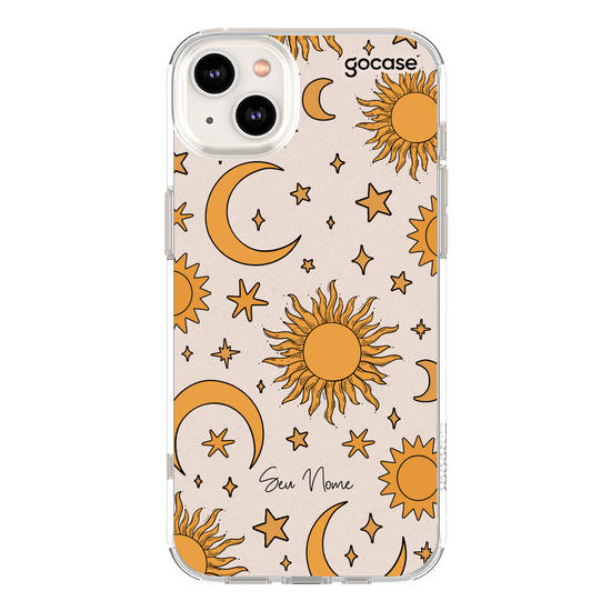 Capinha para celular Sol & Lua Pattern