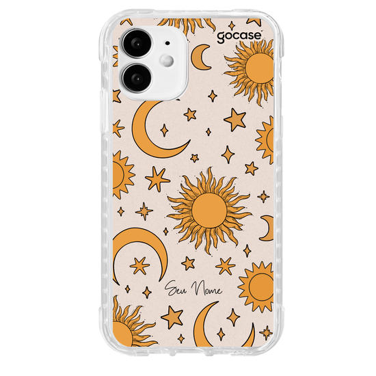 Capinha para celular Sol & Lua Pattern