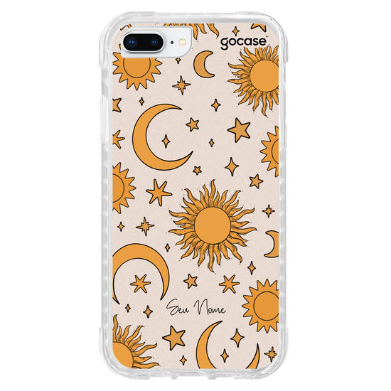 Capinha para celular Sol & Lua Pattern