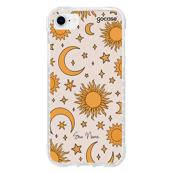 Capinha para celular Sol & Lua Pattern