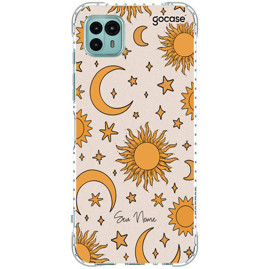 Capinha para celular Sol & Lua Pattern