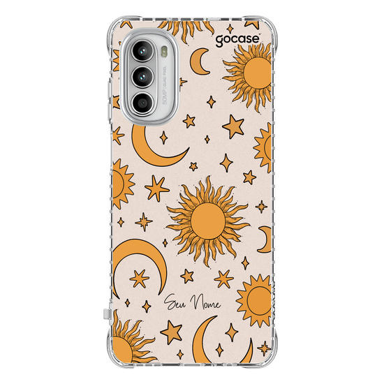 Capinha para celular Sol & Lua Pattern