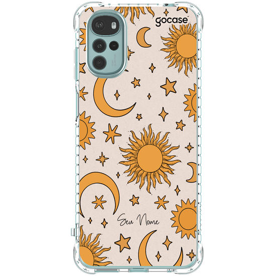 Capinha para celular Sol & Lua Pattern