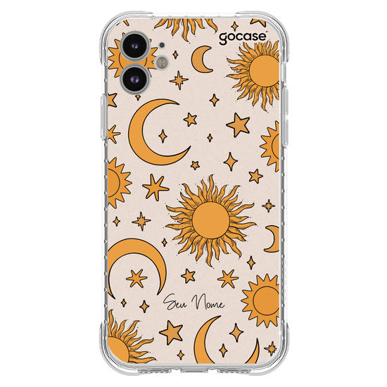 Capinha para celular Sol & Lua Pattern