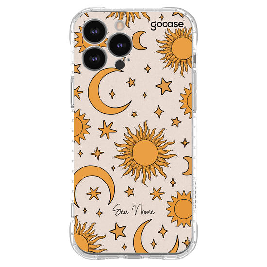 Capinha para celular Sol & Lua Pattern