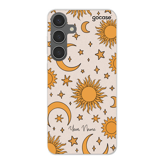 Pattern Sun & Moon Phone Case