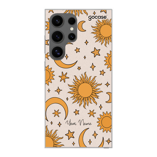Pattern Sun & Moon Phone Case