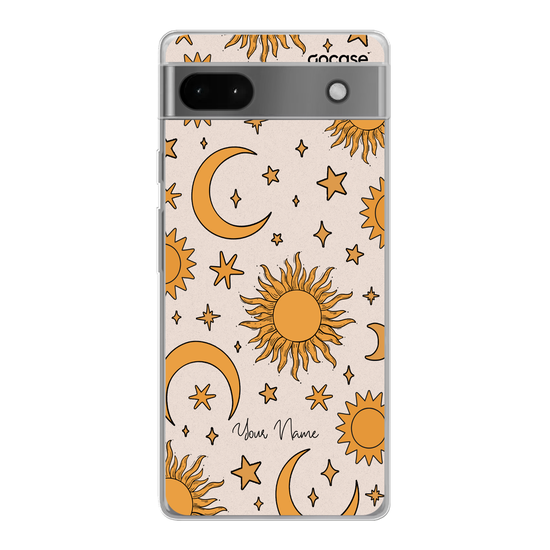 Pattern Sun & Moon Phone Case