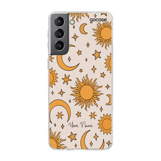 Pattern Sun & Moon Phone Case