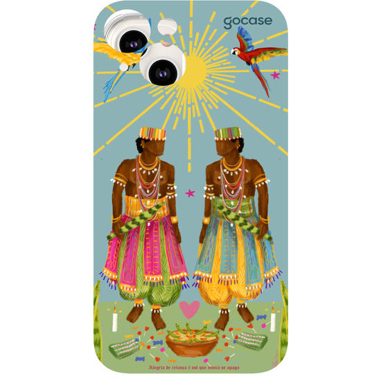 Capinha para celular Alegria de Ibeji