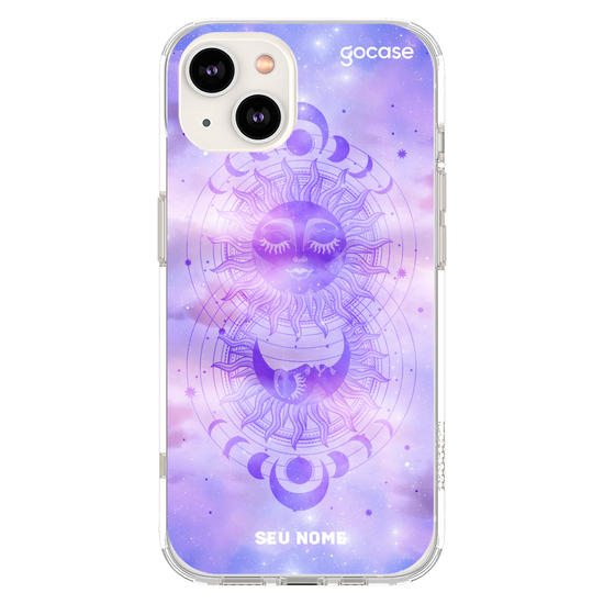 Capinha para celular Sol e Lua Mística