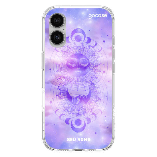 Capinha para celular Sol e Lua Mística